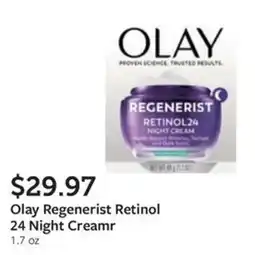 Fareway Olay Regenerist Retinol 24 Night Cream offer