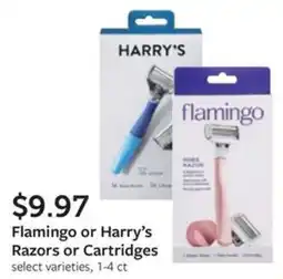 Fareway Flamingo or Harry's Razors or Cartridges offer