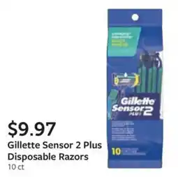 Fareway Gillette Sensor 2 Plus Disposable Razors offer