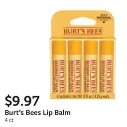 Fareway Burt's Bees Lip Balm offer