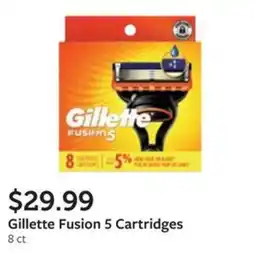 Fareway Gillette Fusion 5 Cartridges offer