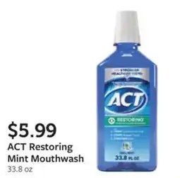 Fareway Act restoring mint mouthwash offer