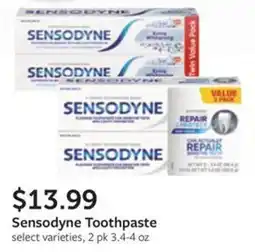 Fareway Sensodyne Toothpaste offer
