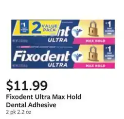 Fareway Fixodent Ultra Max Hold Dental Adhesive offer