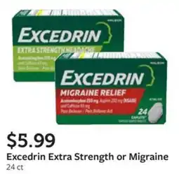 Fareway Excedrin Extra Strength or Migraine offer