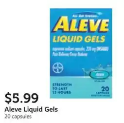 Fareway Aleve Liquid Gels offer