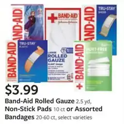 Fareway Band-Aid Rolled Gauze offer