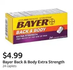 Fareway Bayer Back & Body Extra Strength offer
