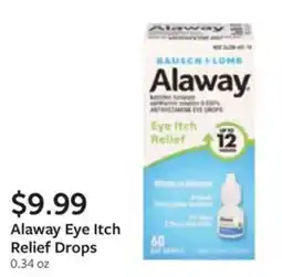 Fareway Alaway eye itch relief drops offer