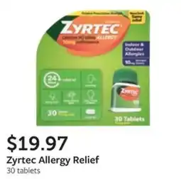 Fareway Zyrtec Allergy Relief offer