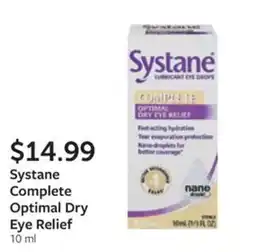Fareway Systane Complete Optimal Dry Eye Relief offer