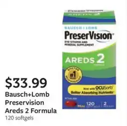 Fareway Bausch+lomb preservision areds 2 formula offer