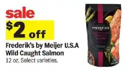 Meijer Frederik's by Meijer U.S.A Wild Caught Salmon offer