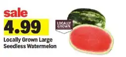 Meijer Locally Grown Large Seedless Watermelon offer