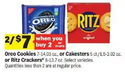 Meijer Oreo Cookies or Cakesters or Ritz Crackers offer