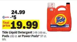 Meijer Tide liquid detergent offer