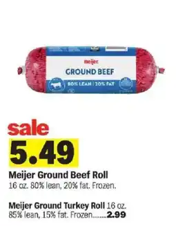 Meijer Meijer Ground Beef Roll offer
