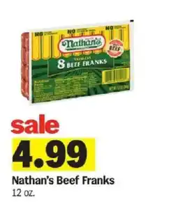 Meijer Nathan's Beef Franks offer