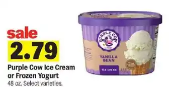 Meijer Purple Cow Ice Cream or Frozen Yogurt offer