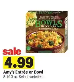 Meijer Amy's Entrée or Bowl offer