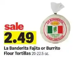 Meijer La Banderita Fajita or Burrito Flour Tortillas offer