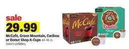 Meijer McCafé, Green Mountain, Caribou or Donut Shop K-Cups offer