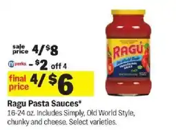 Meijer Ragu Pasta Sauces offer