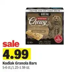 Meijer Kodiak Granola Bars offer