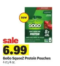 Meijer Gogo Squeez Protein Pouches offer