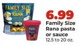 Hy-Vee Family Size Rana pasta or sauce offer