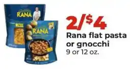 Hy-Vee Rana flat pasta or gnocchi offer