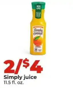 Hy-Vee Simply juice offer