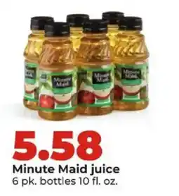 Hy-Vee Minute Maid juice offer
