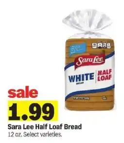 Meijer Sara Lee Half Loaf Bread offer