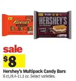 Meijer Hershey's Multipack Candy Bars offer