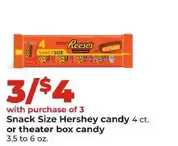 Hy-Vee Reese's Snack Size candy offer