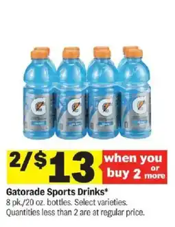 Meijer Gatorade Sports Drinks offer