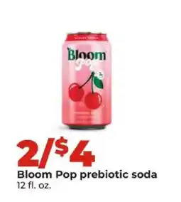 Hy-Vee Bloom Pop prebiotic soda offer
