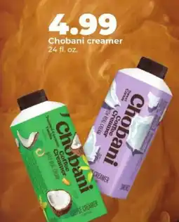 Hy-Vee Chobani coffee creamer offer