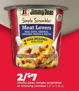 Hy-Vee Jimmy Dean simple scrambles offer