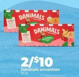 Hy-Vee Danimals smoothies offer