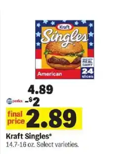 Meijer Kraft Singles offer