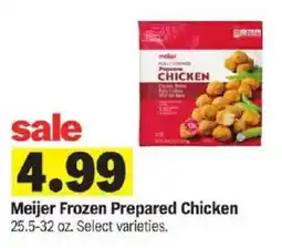 Meijer Meijer Frozen Prepared Chicken offer