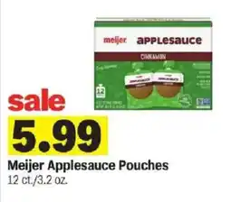 Meijer Meijer Applesauce Pouches offer