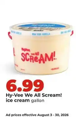 Hy-Vee Hy-Vee We All Scream! ice cream offer