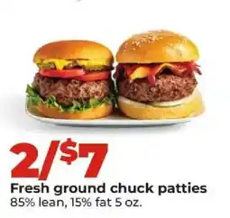 Hy-Vee Fresh ground chuck patties offer