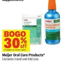 Meijer Meijer Oral Care Products offer