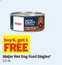 Meijer Meijer Wet Dog Food Singles offer