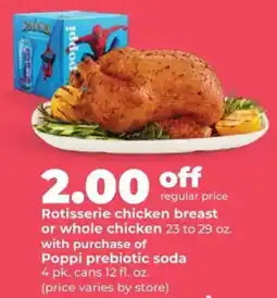 Hy-Vee Poppi prebiotic soda offer