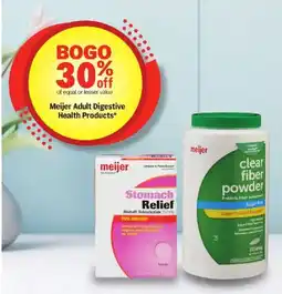 Meijer Meijer adult digestive health products offer